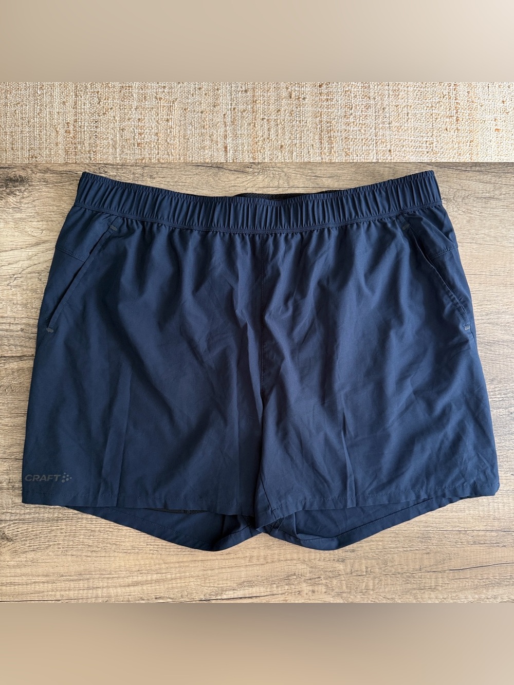Craft Sportswear Advanced Essence Men’s 2-in-1 Navy Shorts - 5”